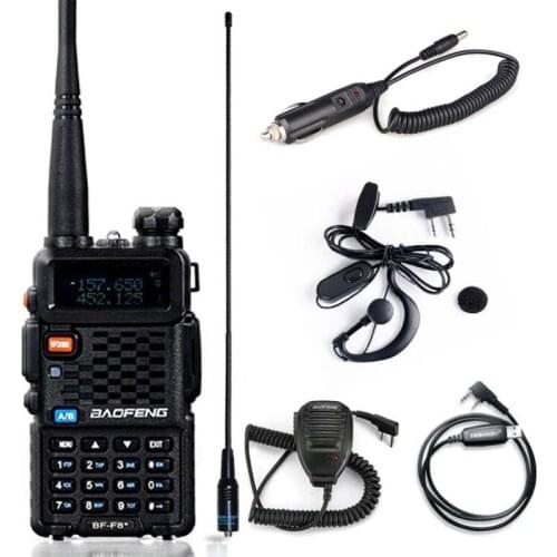 Baofeng Walkie Talkie Two Way Radio BF-F8+ Dual Band VHF UHF Radio 136-174/400-520MHz HF Transceiver walkie-talkies for hunting