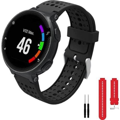 Silicone Replacement Watch Band for Garmin Forerunner 230 / 235 / 220 / 620 / 630 / 735 / 735XT watch Outdoor Sport Watchstrap