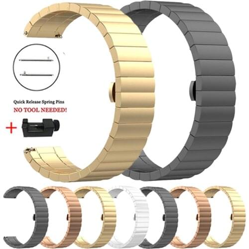 Stainless Steel Smart Band For Huawei Watch GT2 Pro Watch Strap For Honor GS Pro / ES Huawei GT 2 Pro 20/22mm Bracelet Watchband