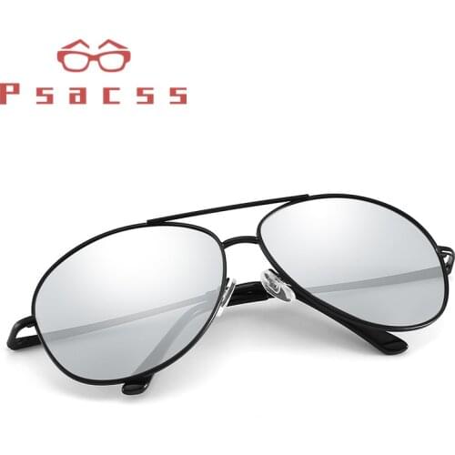 Psacss Pilot Photochromism Polarized Sunglasses Men Women Alloy Frame Classic Vintage Brand Designer For Driving Fishing Shades