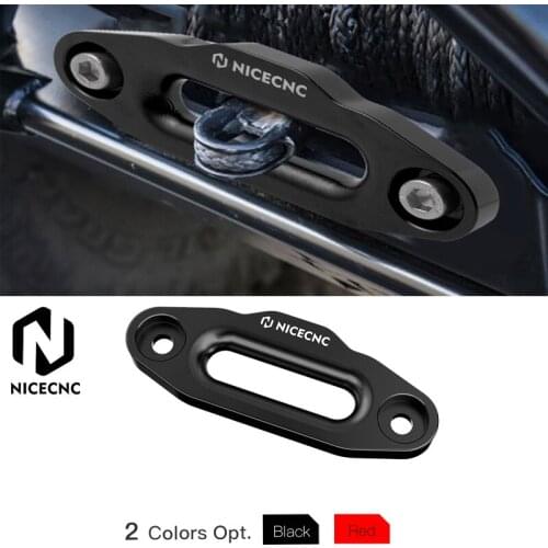 ATV Aluminum Front Rear Hawse Fairlead Winch Rope For 7/8" INCH 124 MM Mount Bolt Centers For 2000-3500 LBS ATV Winches