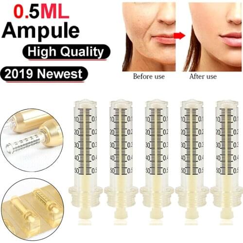 0.5ML Syringe Ampoule Head for Hyaluronic Pen Disposable Sterile Consumables Hyaluronique Gun Removal Wrinkle Lip filler injecti