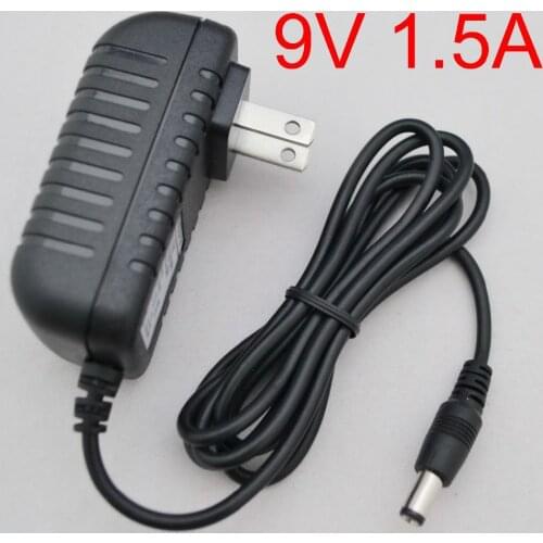 1PCS High quality AC 100V-240V Converter IC power Adapter DC 9V 1.5A 1500mA 13.5W Power Supply US Plug DC 5.5mm x 2.1mm