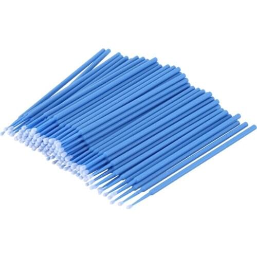 100 Pcs Dental Micro-Brush Disposable Materials Tooth Applicators Medium Fine
