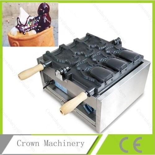 110V 220V Fish Yaki Machine;Yaki Fish Maker; ice cream Fish Taiyaki Maker Machine
