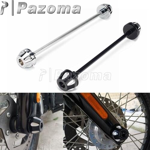 2 Colors Motorcycle Front Wheel Axle Slider Aluminum Crash Pad Falling Protector for Harley FAT BOY Fatboy 2018 2019 2020 2021