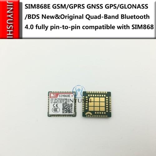 2pcs SIMCOM SIM868E GSM/GPRS GNSS GPS/GLONASS/BDS New&Original Quad-Band Bluetooth 4.0 fully pin-to-pin compatible with SIM868