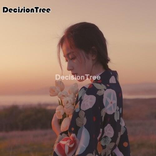 2021 women pajamas japanese sexy kimono cosplay peacock dress traditional retro nightgown clothing vintage printing daily geisha