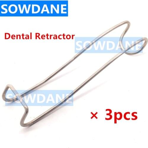 3 pcs/4pcs Dental Lip And Cheek Retractor Mouth Opener Gag Sternberg Retractor Restorative Dental Instrument Double End