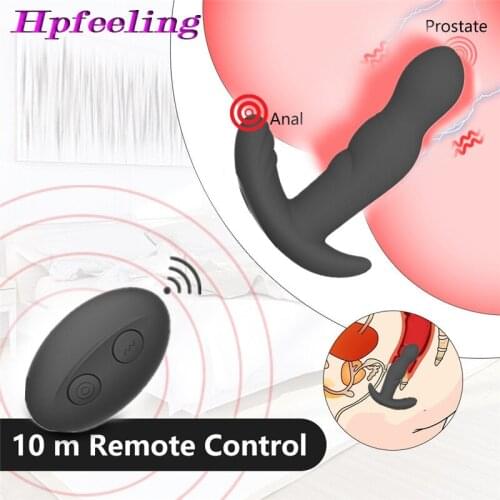 360 Degree Prostate Massager Rotating Anal Vibrator Male Vibrators Anal Plug Sex Toys For Men Prostate Stimulator Adult Sex Toys