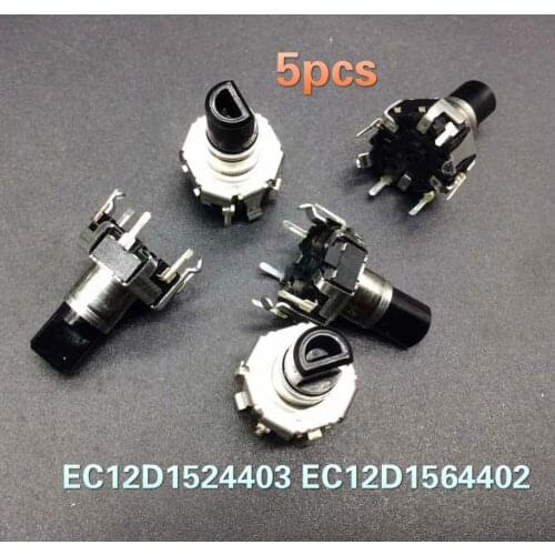 5pcs for ALPS rotary encoder EC12D1524403 EC12D1564402 car navigation audio equipment for pioneer radio