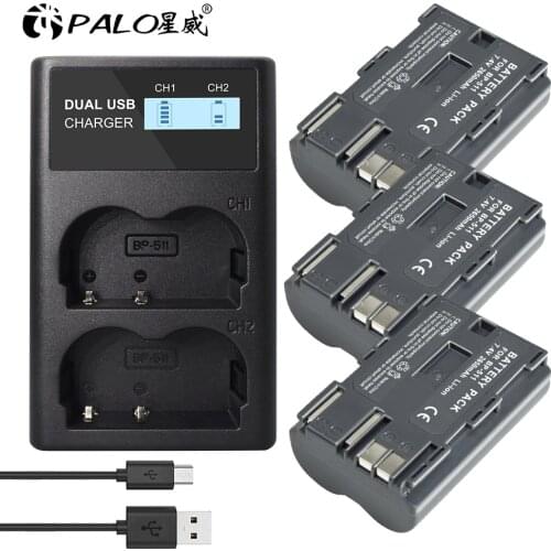 BP511A BP-511 BP-511A BP511 Rechargeable Camera Battery 7.4V Li-ion for Canon EOS 300D 5D 20D 30D 50D 40D 10D PowerShot G1 pro1