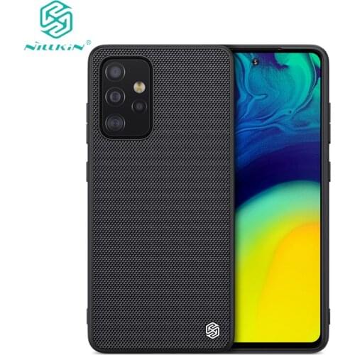 For Samsung Galaxy A52 5G Case Original NILLKIN Textured Weaving Nylon Fiber Protective PC Back Cover for Galaxy A52 4G чехол