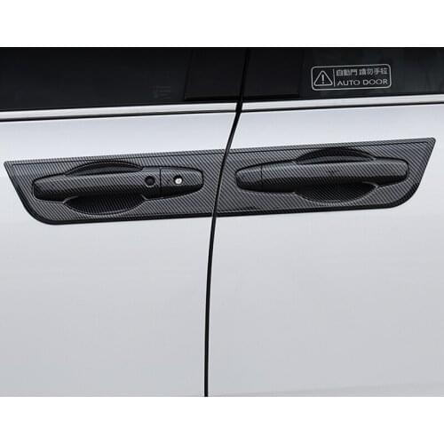For Odyssey 2015 2020 Carbon Fiber Car Styling Door Handle Door Bowl Patch Cover Trim Car Accessories