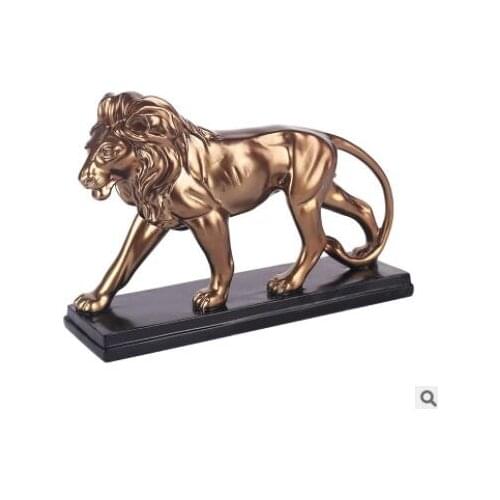 Factory Manufacturers wholesale resin crafts American home accessories lion decorations Lions Crafts and office desk