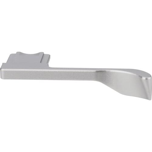 Haoge THB-X4S Hand Grip Metal Hot Shoe Thumb Up Rest for Fujifilm Fuji X-E4 Camera Silver