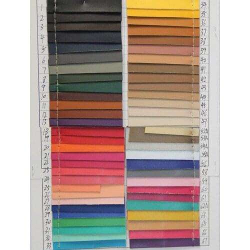 Napa grain PU leather fabric high quality synthetic leather material for Bags, gloves, shoes, belts, home, furniture