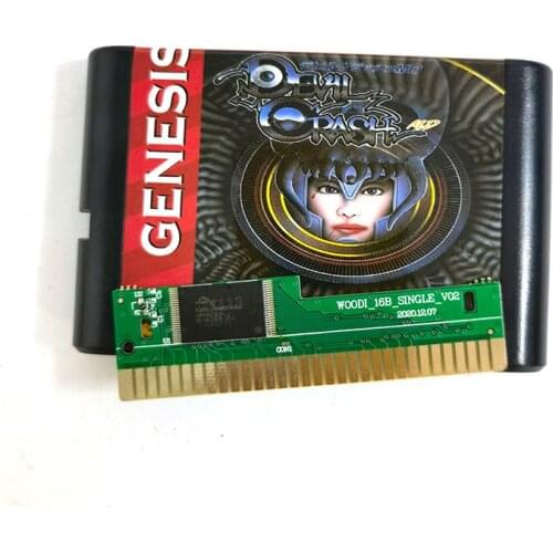 Devil Crash 16 Bit MD Game Card Sega Mega Drive Genesis