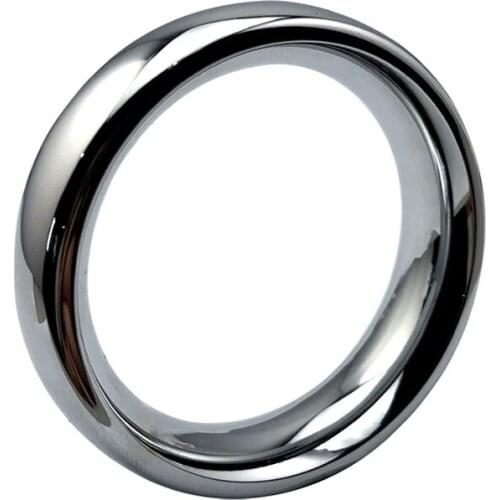 Metal Stainless Steel Scrotum Bondage Pendant Penis Ring Cbt Torture BDSM Lock Cock Rings For Men Adult Sex Toys Erotic