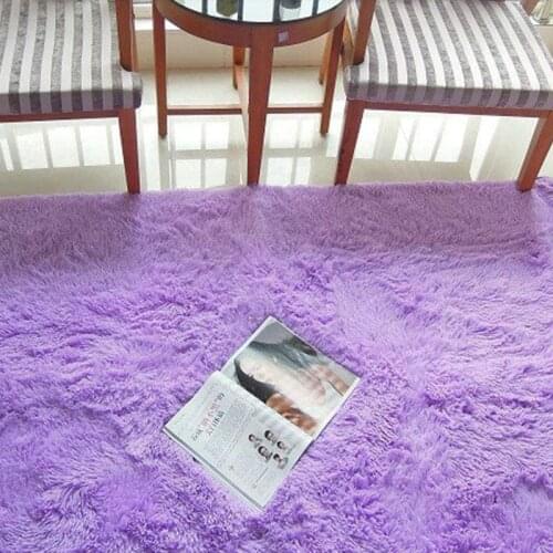 ALITEXTILEBTOC Carpet Polyester Silk Carpets For Hallway Bedroom Living Room Aisle Bedside Plus Size Carpets