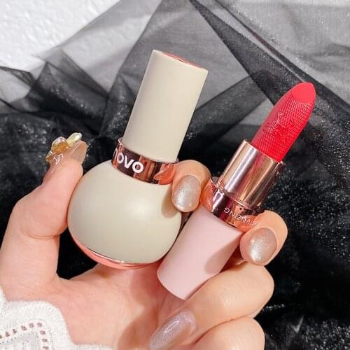 Matte Lipstick Matte Lip Stick Waterproof Lipstick Sexy Color Long Lasting Makeup Non-Stick Cup Lip Tint Lip Makeup Lipgloss