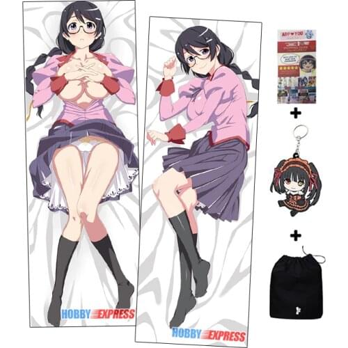 Hobby Express Anime Dakimakura Japanese Hugging Body Pillow Cover Tsubasa Hanekawa ADP710078