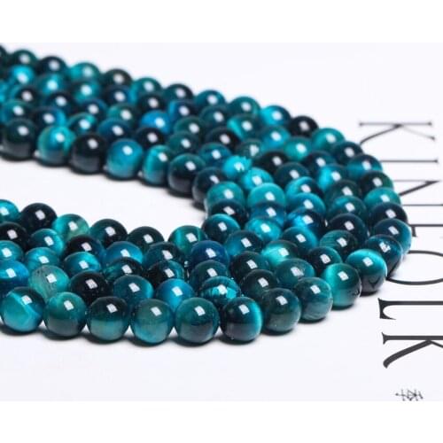 Wholesale 6/8/10/12mm Natural Stone Tiger Eye Bulk Loose Spacers Bead for DIY Bracelet Necklace 10grain/pack Jewelry Making B264