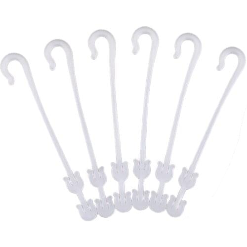 Gardening Tools Plant Hook Reuseable Multipurpose Can Be Reused Plastic 100 PCS White Simple And Convenient Tomato Clips Trellis