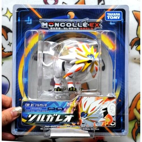 Tomy Pokemon Moncolle Pocket Monster Collection EHP-01 Solgaleo #791 Sun Moon Model Anime Figures Collect Ornaments