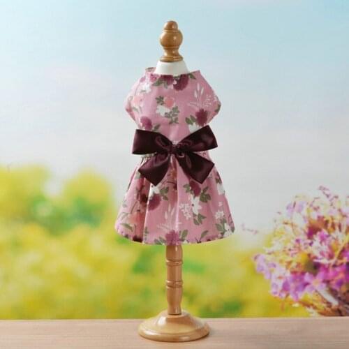 XS-XL Summer Dog Dress Small Floral Princess Pet Dress for Dogs Skirt Summer Princess Dog Wedding Dresses York Clothes