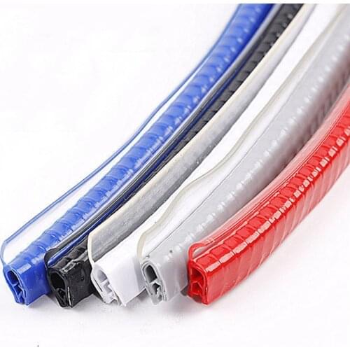 5/10M Car Door Seal Edge Scratch Protector Strip Guard Trim Auto Door Anti Collision Strip with Steel Car-styling Car Decoration