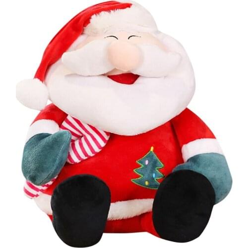 1PC 20/30/60cm Cute PP Cotton Stuffed Soft Santa Claus Plush Toys Creative Dolls Kids Toy Christmas New Year Gift Children Toys