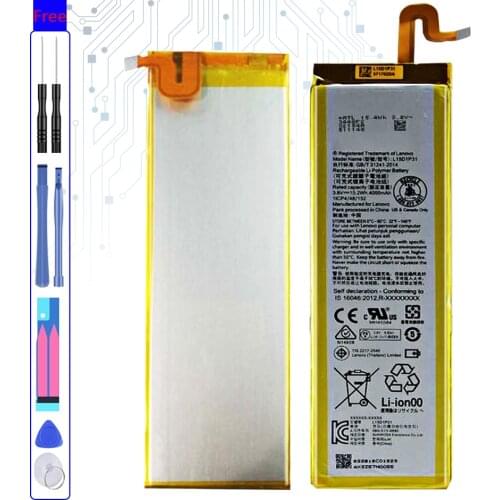 Battery L15D1P31 4000mAh For Lenovo Yoga Tab 3 Tab3 Pro YT3-X90L YT3-X90F YT3-X90X X90 Bateria