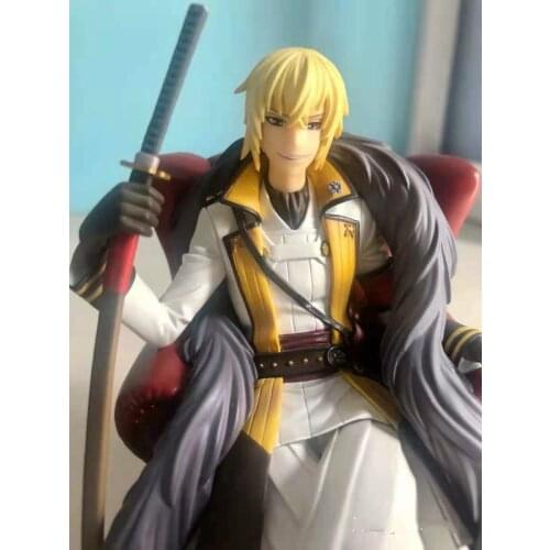 Anime Hakuoki shinsengumi Chikage Kazama 14cm PVC Model Action Figures figure figurine Collectibles Statue Decoration Toys Gift