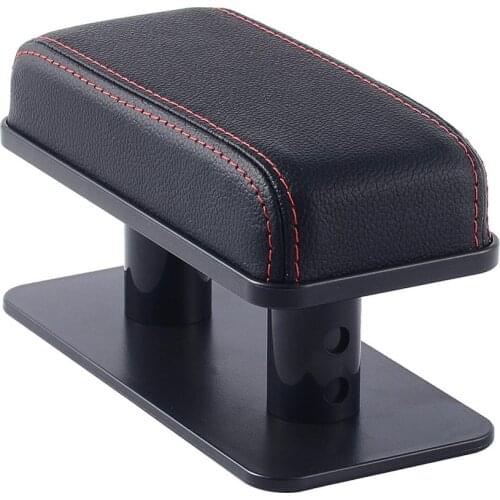 Car Driving Elbow Support Arm Rest Pad Anti-fatigue Hand Support 3 Height Adjustment Bracket PU Leather Armrest
