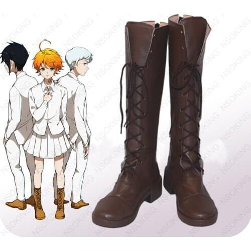 The Promised Neverland Emma Boots Anime Cosplay Shoes