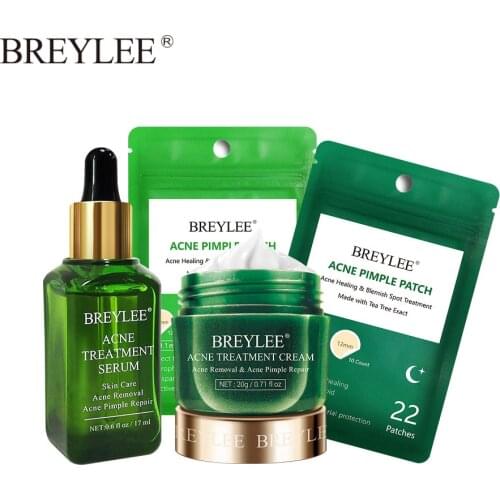 BREYLEE Acne Pimple Patch Acne Treatment Serum Face Sheet Mask Facial Acne Cream Essence Facial Skin Care Pimple Remover Tools