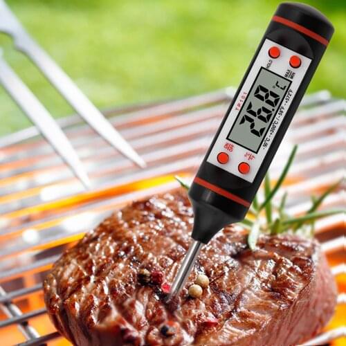New Hot Sale Meat Thermometer Kitchen Digital Cooking Water Milk Food Probe Electronic BBQ Cooking Tools Temperature Gauge Tool