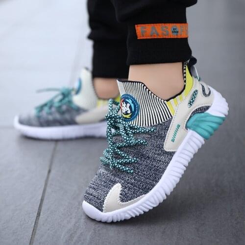 2021 Kids Fashion Running Sneakers for Boys Girls Tenis Shoes Lightweight Sport Shoes Children Casual Walking Sneakers Lace Up