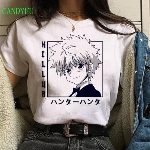 Hunter X Hunter T-shirt for Women/Men Short Sleeve Anime Manga Kurapika Eye T Shirt Tee Tops Female Tshirt Japanese Anime
