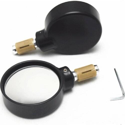 2Pcs Rearview Mirrors Replacement Anti-scratch Compact Motorcycle Handlebar Rear Mirrors for Motorbikes Side Mirrors retrovisor