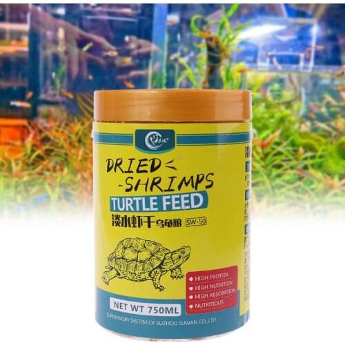 750ml Aquarium Food Dried Shrimp Krill For Fish Turtle Feeding Hamster Protein 85WC