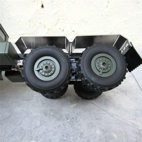 ​Metal A Pair of Rear Mud Fender Back Mudguard for 1/16 6WD WPL B16 B36 JJRC Q60 Q63 Q64 RC Car Upgrade Parts