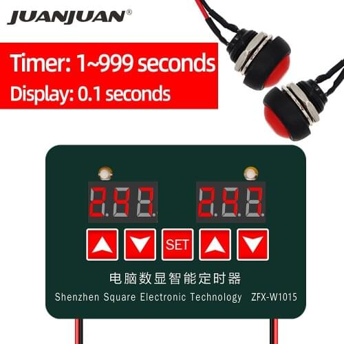 Microcomputer Thermostat Temperature Controller ZFX-W1015 Intelligent Time Controller Adjustable Incubator 12V 24V 220V 40% off