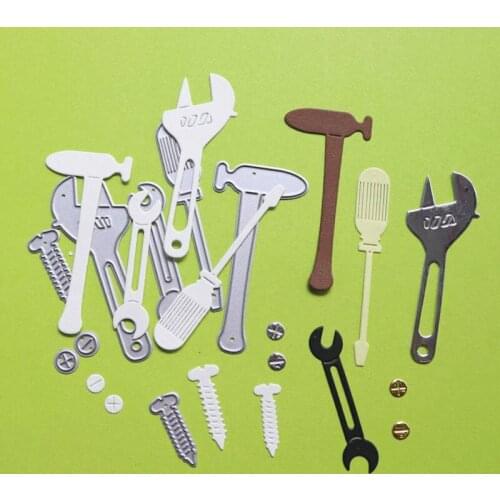 Mens Collection Cutting dies Mens Tools Scrapbook Cardmaking Paper Craft DIY Stencil
