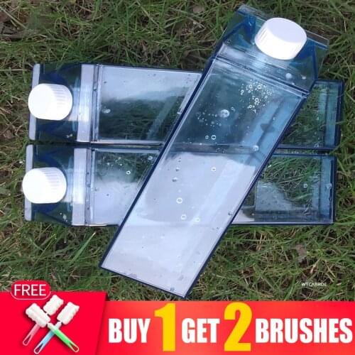 My 0.5L Portable Plastic Fruit Infuser Milk Carton Water Bottle Bpa Free Drink Gourd Unicorn Bottle For Bottled Water Drinkware