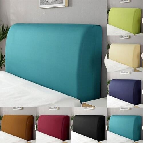 Dustproof Soft Feel Bedside Cover Headboard Bed Back Protection Bedhead Cover Elastic All-inclusive Fashion Home Supplies