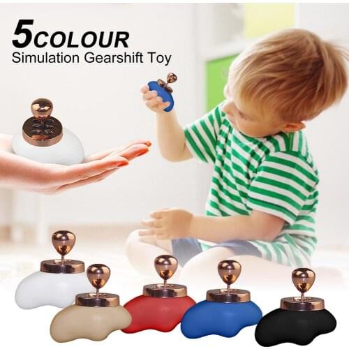 Shift Knob Type Speed Gearbox Gear Toy Manual Transmission Lever Mini Gear Lever Simulator Manual Gearshift Toy Calming Hand Toy