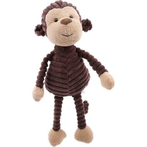 Ruiwjx Plush Toys The Monkey Striped Animal Children Soft Toys Kids Birthday Festival Gift