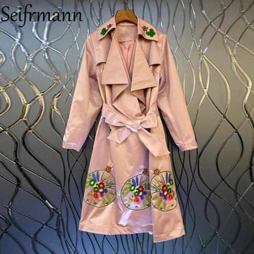 Seifrmann Women's Long Trench Coats